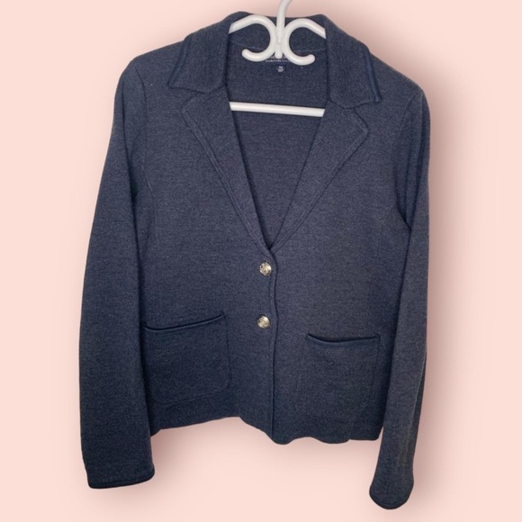 Vintage Jones New York Signature Blazer Cardigan, Size: Petite Medium - Picture 6 of 6